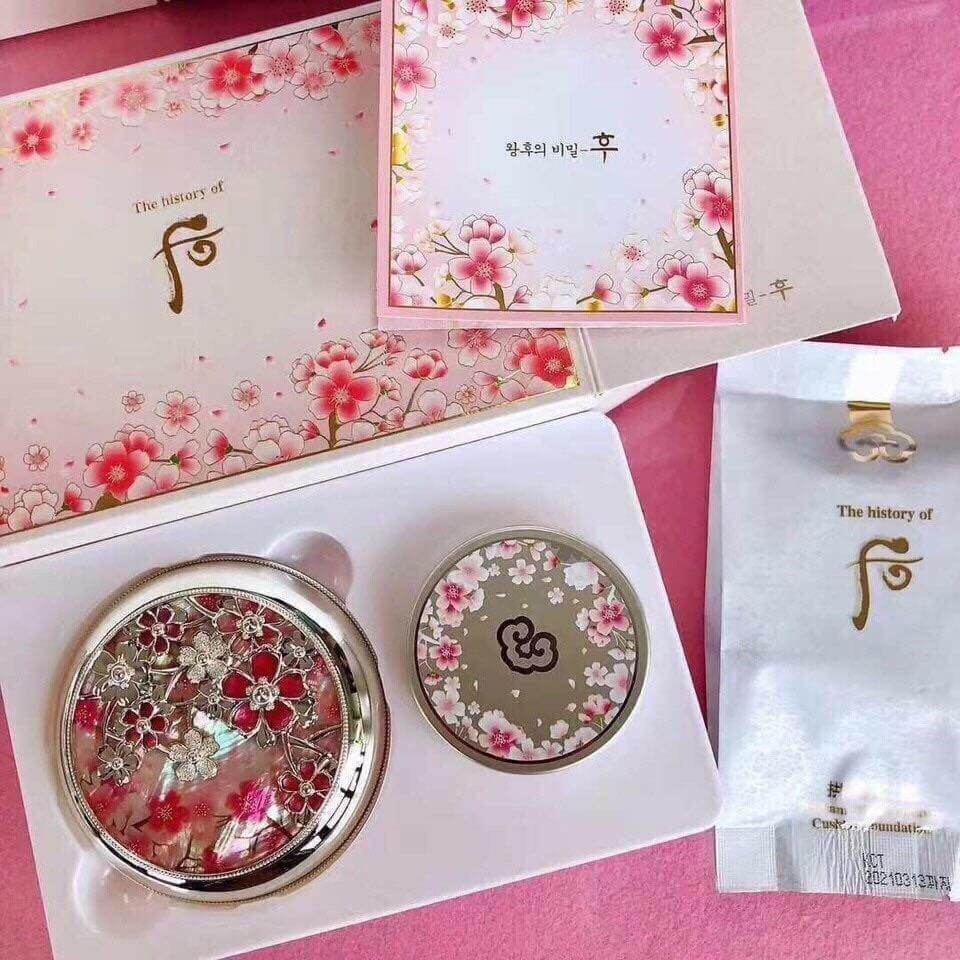 Whoo Gongjinhyang Seol Radiant White Moisture Cushion Foundation Special Set