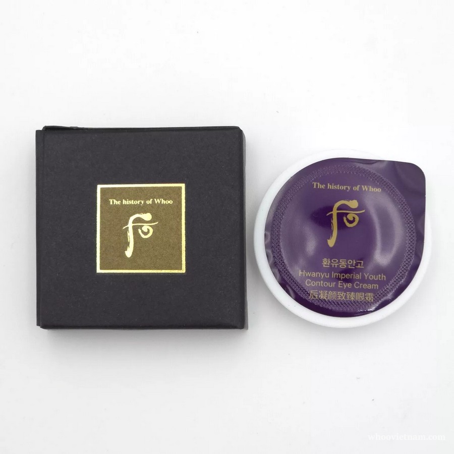 Sample kem mắt Whoo Hwanyu Imperial Youth Contour Eye Cream 0.6mlx10pcs