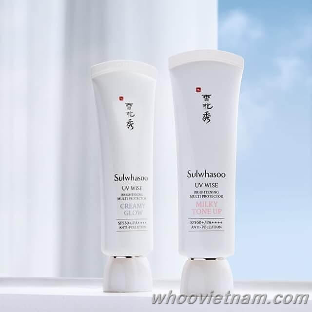Set Kem Chống Nắng Sulwhasoo UV Wise Brightening Multi Protector SPF50+/PA++++ 