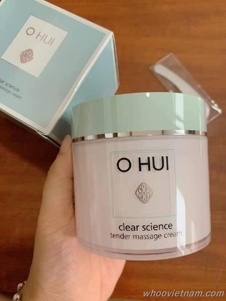 Kem massage Ohui Tender Massage Cream cung cấp sinh khí cho làn da