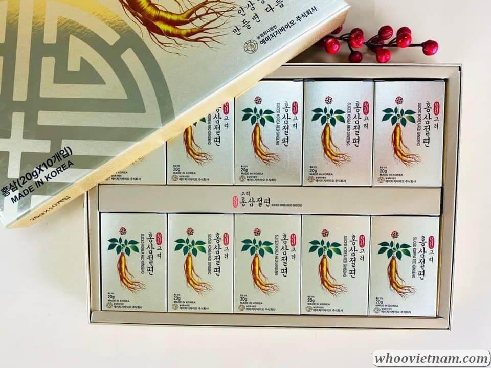 Hồng Sâm Lát Sliced Korea Red Ginseng - Bio Science