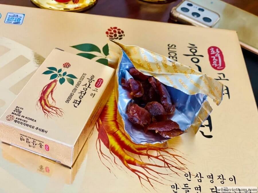 Hồng Sâm Lát Sliced Korea Red Ginseng - Bio Science