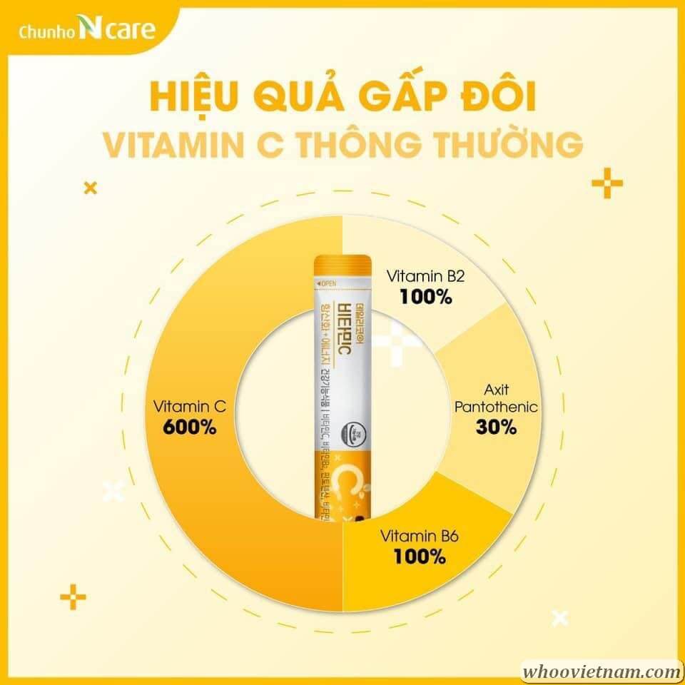 Bột Vitamin C Chunho Hỗ Trợ Hệ Miễn Dịch, Tăng Sức Đề Kháng