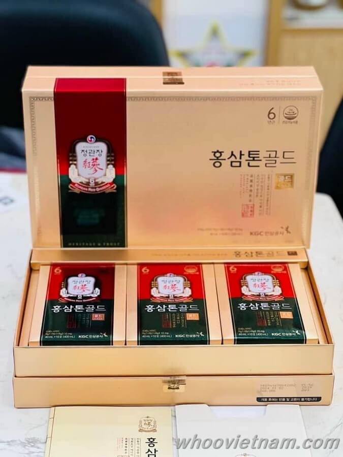 Nước hồng sâm Chính phủ Hàn Quốc cao cấp KGC Plus Mild hộp 30/60 gói Cheong Kwan Jang