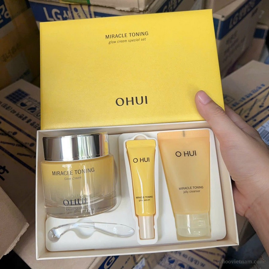 Bộ Dưỡng Ohui Miracle Toning Glow Cream Special Set Ohui Vietnam