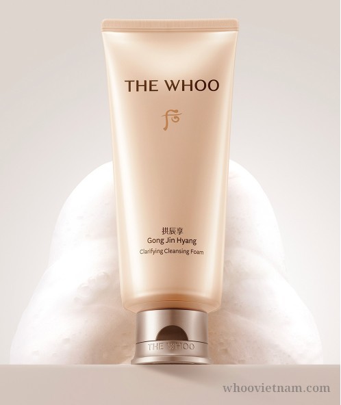 Sữa Rửa Mặt Whoo Gongjinhyang Clarifying Cleansing Foam Special Set